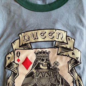 [LLR] Glow In The Dark Queen of Diamonds Tee